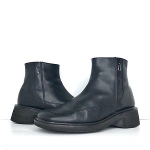 Vintage Dr Martens 9278 Wedge Heel Square Toe Ankle Boots Women’s 9 Shoes